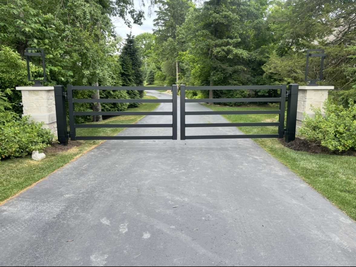 Custom gate design and install in Oakland County