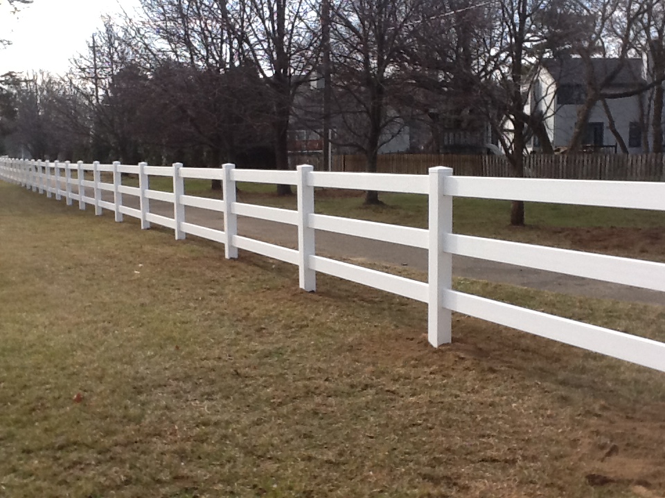 Equestrian fence installation for horse property in Oakland County Michigan